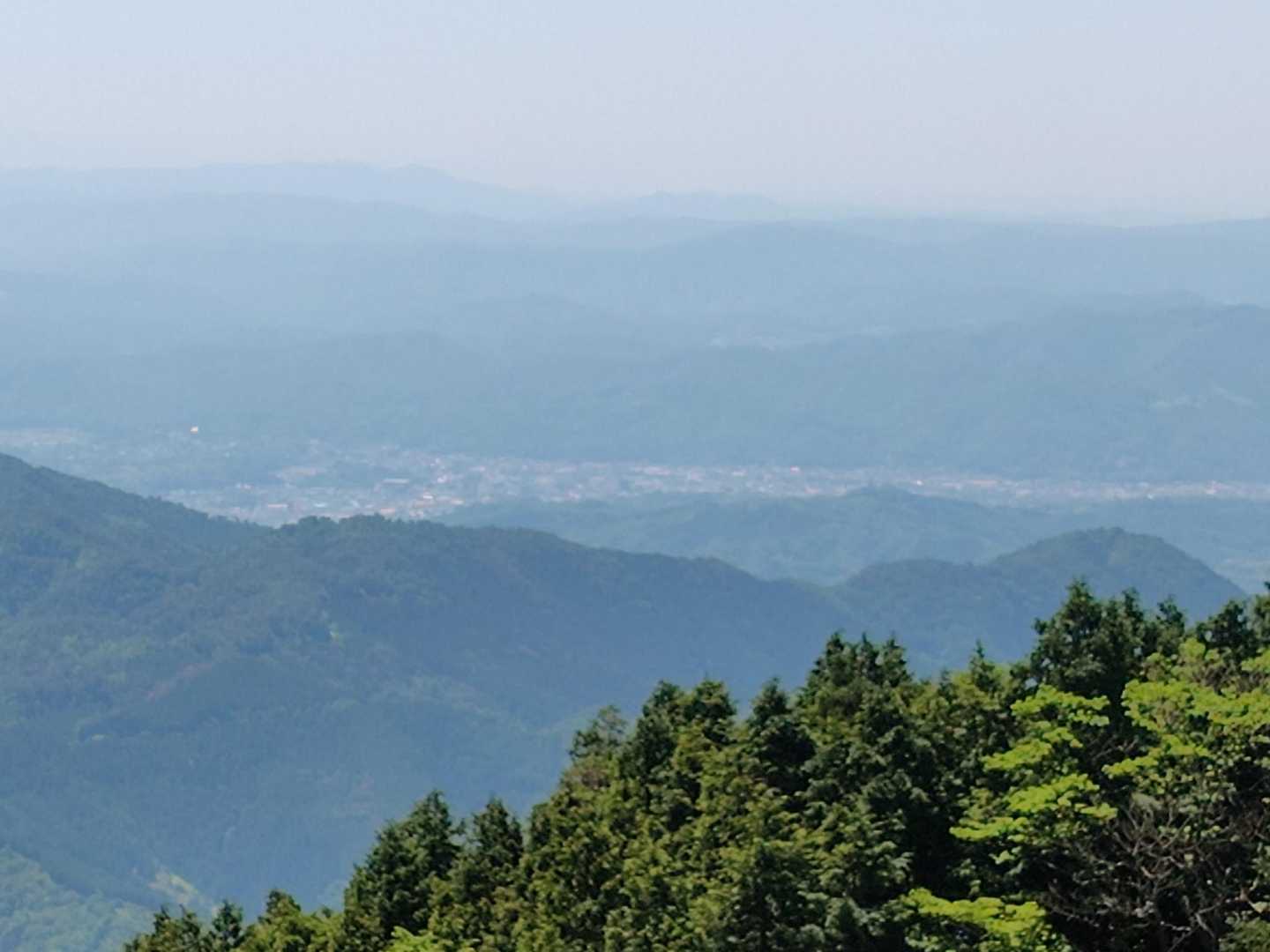 中央に見えるのは神楽尾山🤗
帰りに寄る予定です😊
