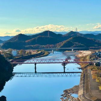 長良川展望地より