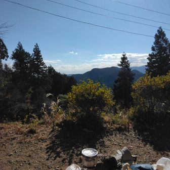 日差しに感謝
ガス缶お湯沸くの早い、重いけど、担ぐよ