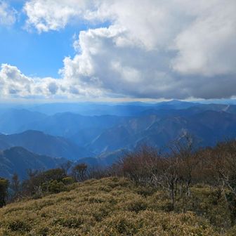 オクシズ手前の静岡の山々⛰️