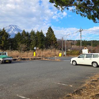 十里木高原駐車場へ着きました😅階段　地味にしんどかった😮‍💨