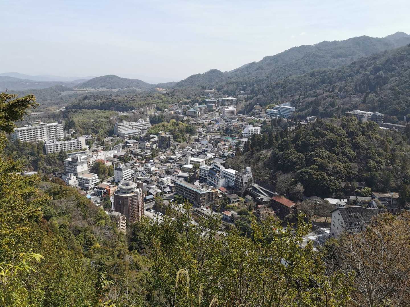 有馬温泉が見渡せる展望台