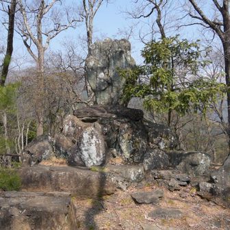 桐生柄杓山城跡（城山山頂）