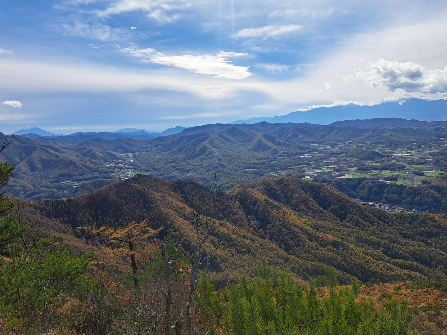 馬越峠-天狗山-垣越山-男山 往復コースの写真