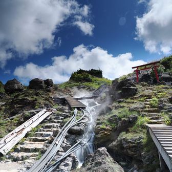 帰ってきた👍。
神社に安全登山の御礼をしてfinish！
今日もいい山歩でした😊。