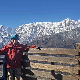 不帰ノ嶮をバックに✌️