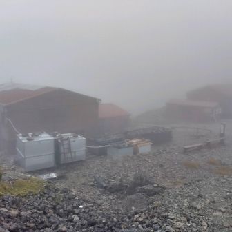まだこの頃は小雨程度