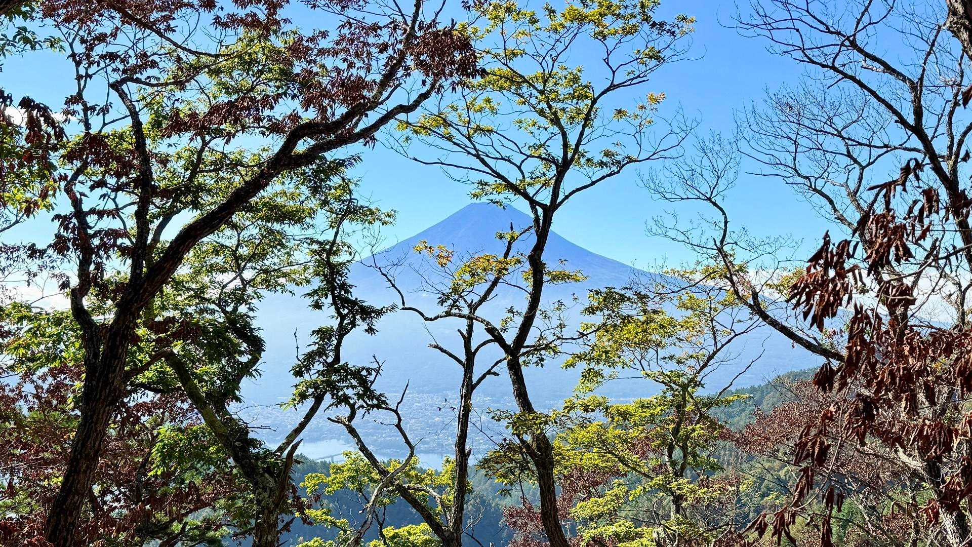 三ツ峠入口-旧御坂峠-コブ岩ノ頭-黒岳-すずらん峠-破風山 縦走コースの写真