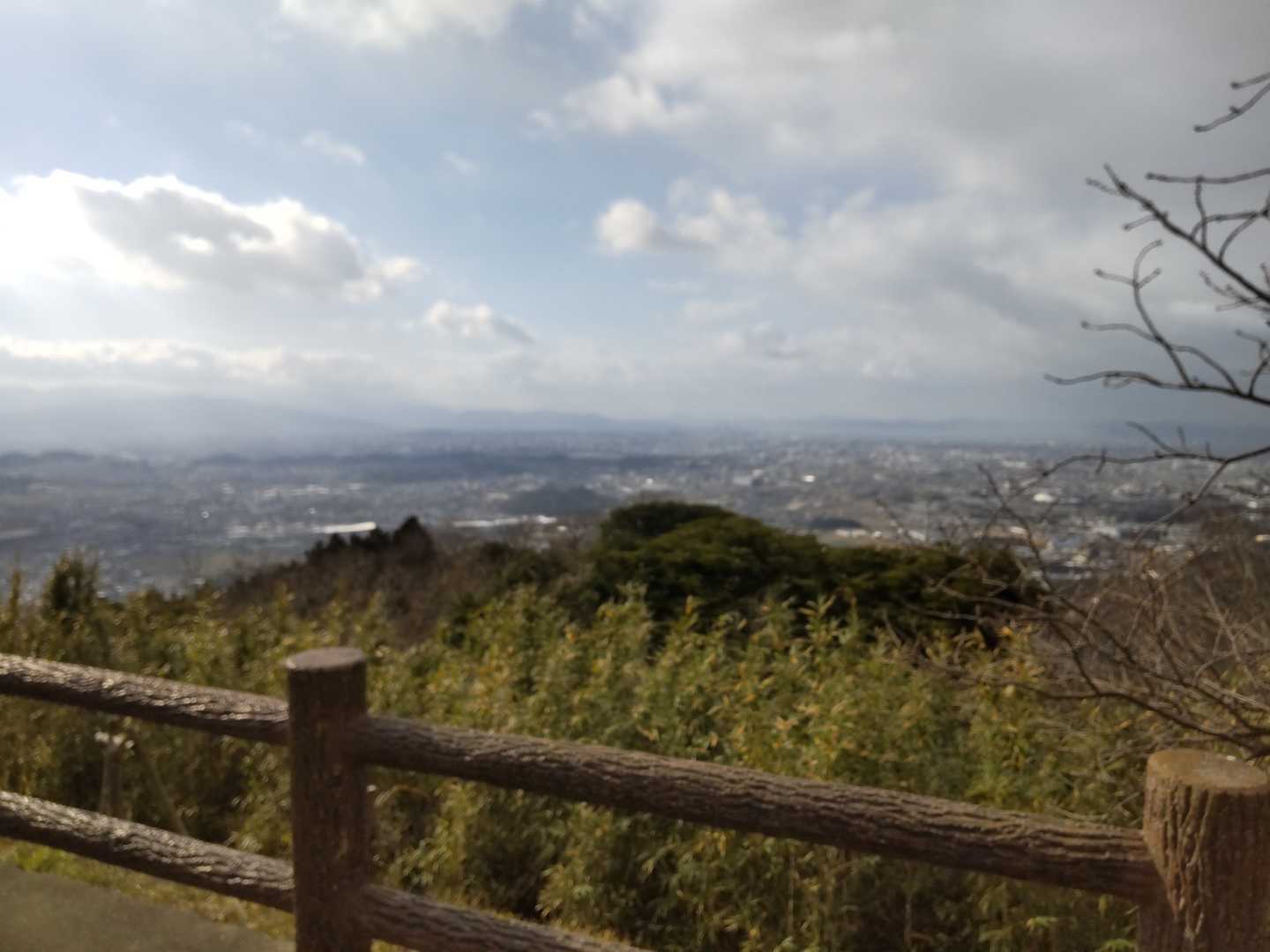 皿山公園バス停-岳城山-太祖神社-若杉山 周回コースの写真