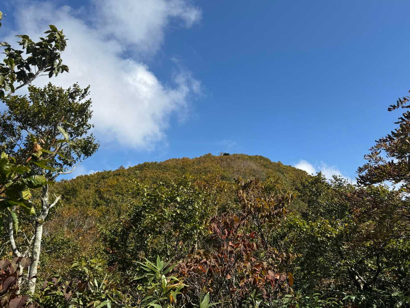 山頂部が見えた、1時間切れそう⏰