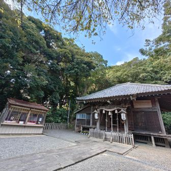高来神社にお参りし