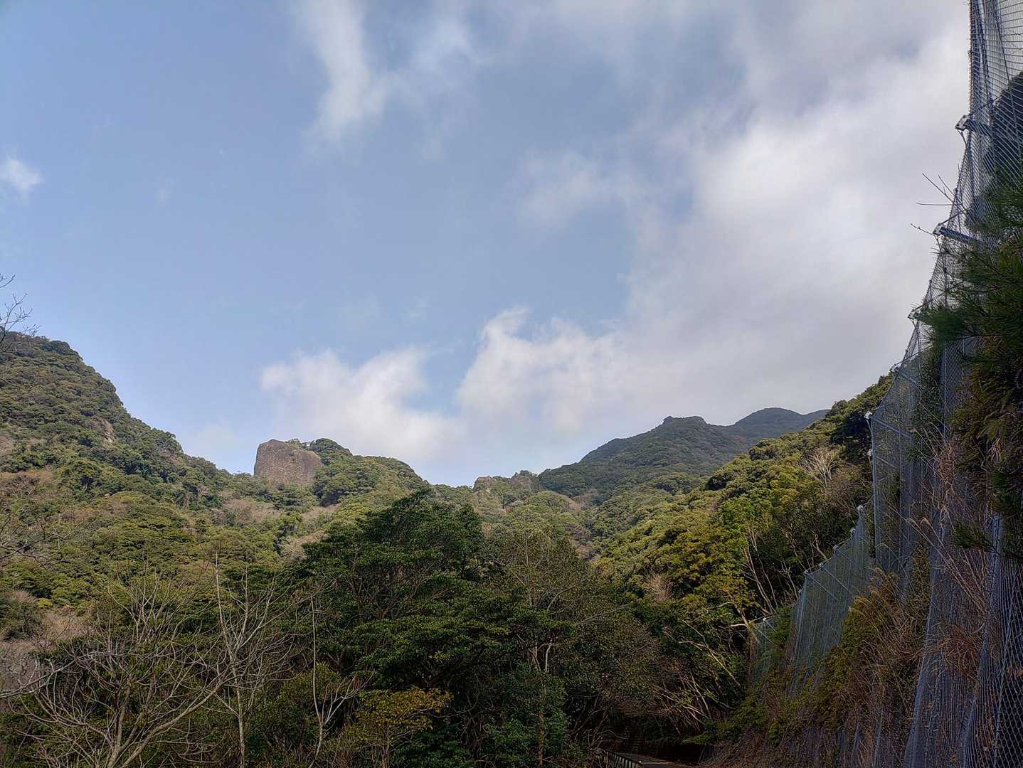これから向かう牧ノ山
