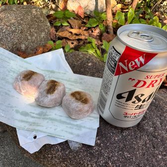 ビール🍺うめー😍
それとなんか有名なまんじゅうらしい
名前なんやったっけかな牛若丸みたいな名前やった気ぃする。