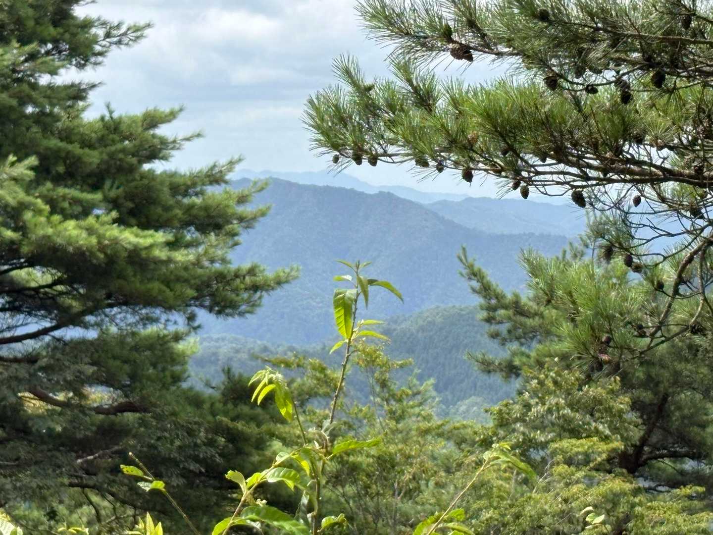 国境愛宕山方面