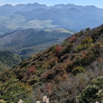女岳の斜面に紅葉🍁
肉眼で見たほうが全然綺麗です😊