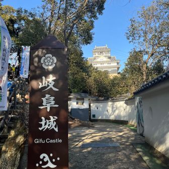 岐阜城に着いた🏯
