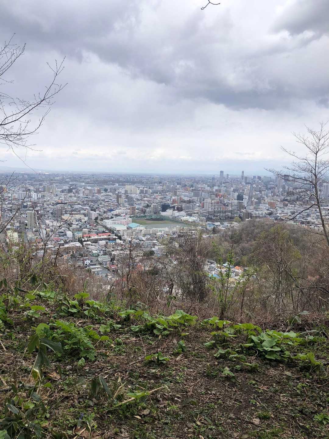 二人静かの散歩道の休憩処の景色です。