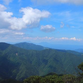 阿蘇や九重が見えます