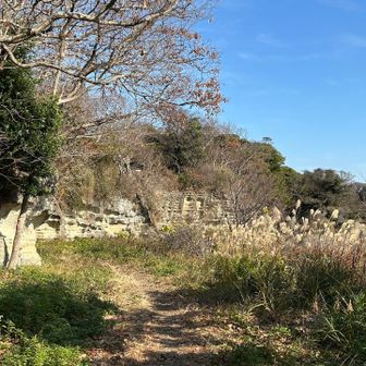 お猿畠の大切岸