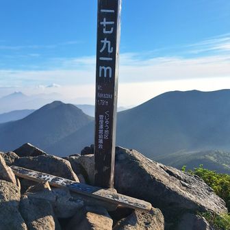 天狗ヶ城から以外と近し。