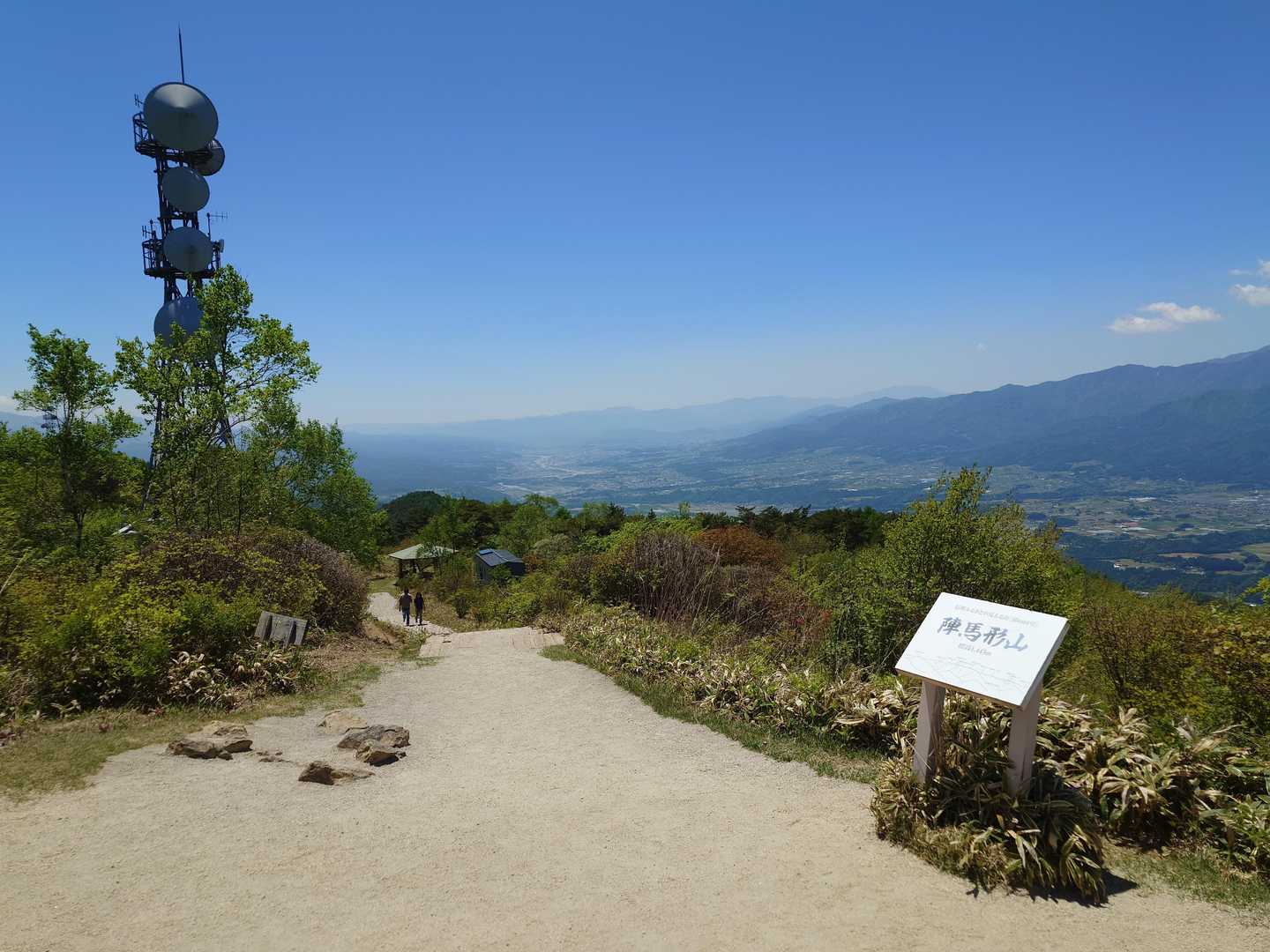 八幡神社-陣馬形山登山口-赤松の大木-丸尾のブナ-陣馬形山 往復コースの写真
