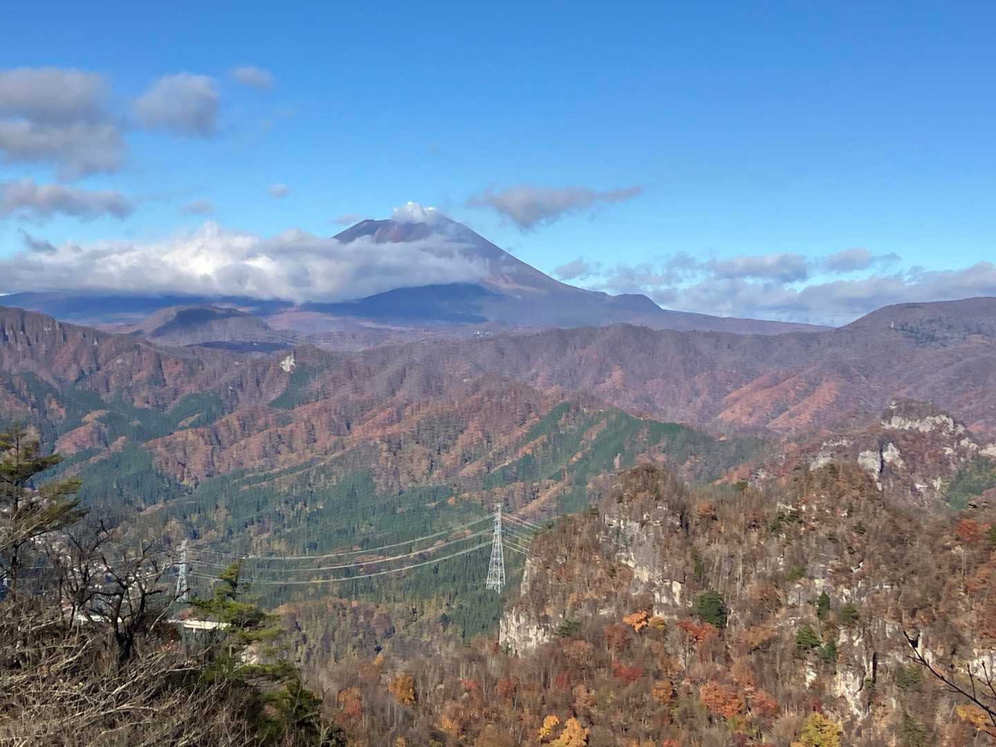 今日も浅間山が見えた