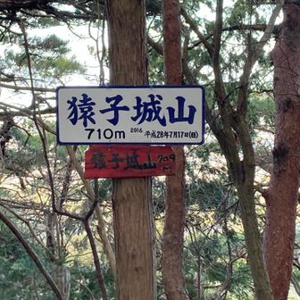 猿子城山⛰️山頂