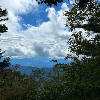富士山はさっぱり雲の中
その下に富士吉田市が見えることに今回驚いた😲