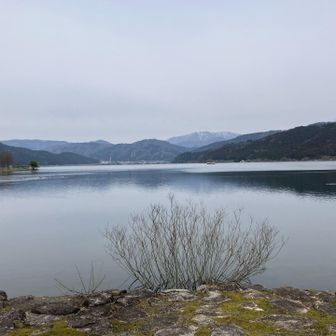 余呉湖に降りてきました〜