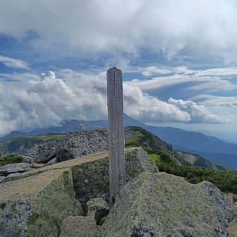 双六岳登頂
