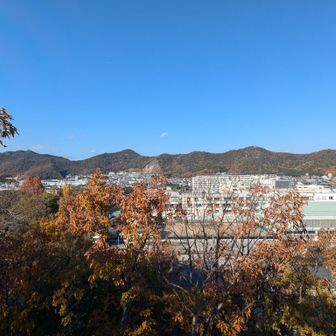 前一色山からの縦走してきた山並み