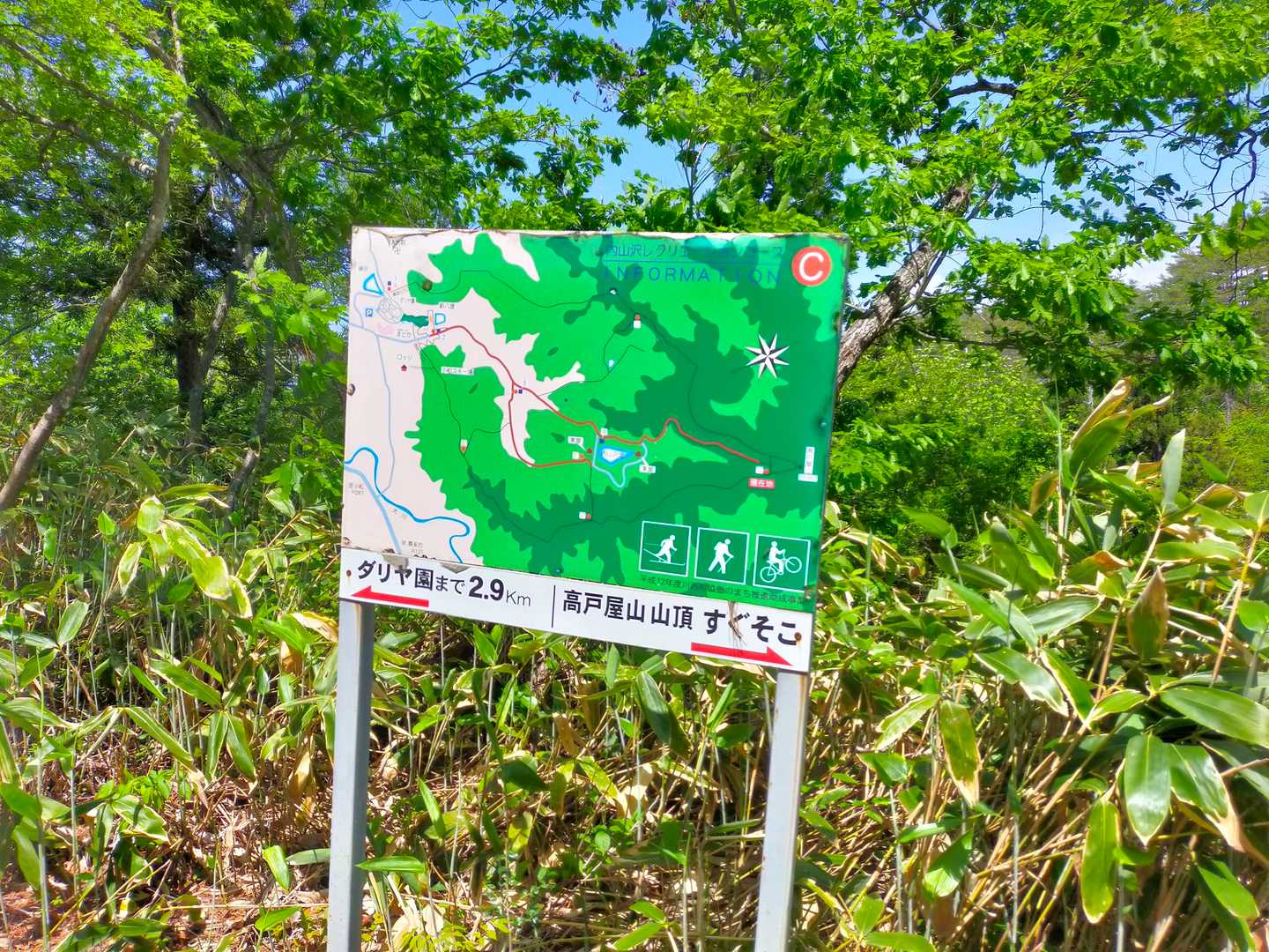 高戸屋山 周回コースの写真