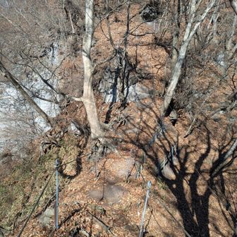 高所恐怖症だけど鎖のお陰で怖くない🤪