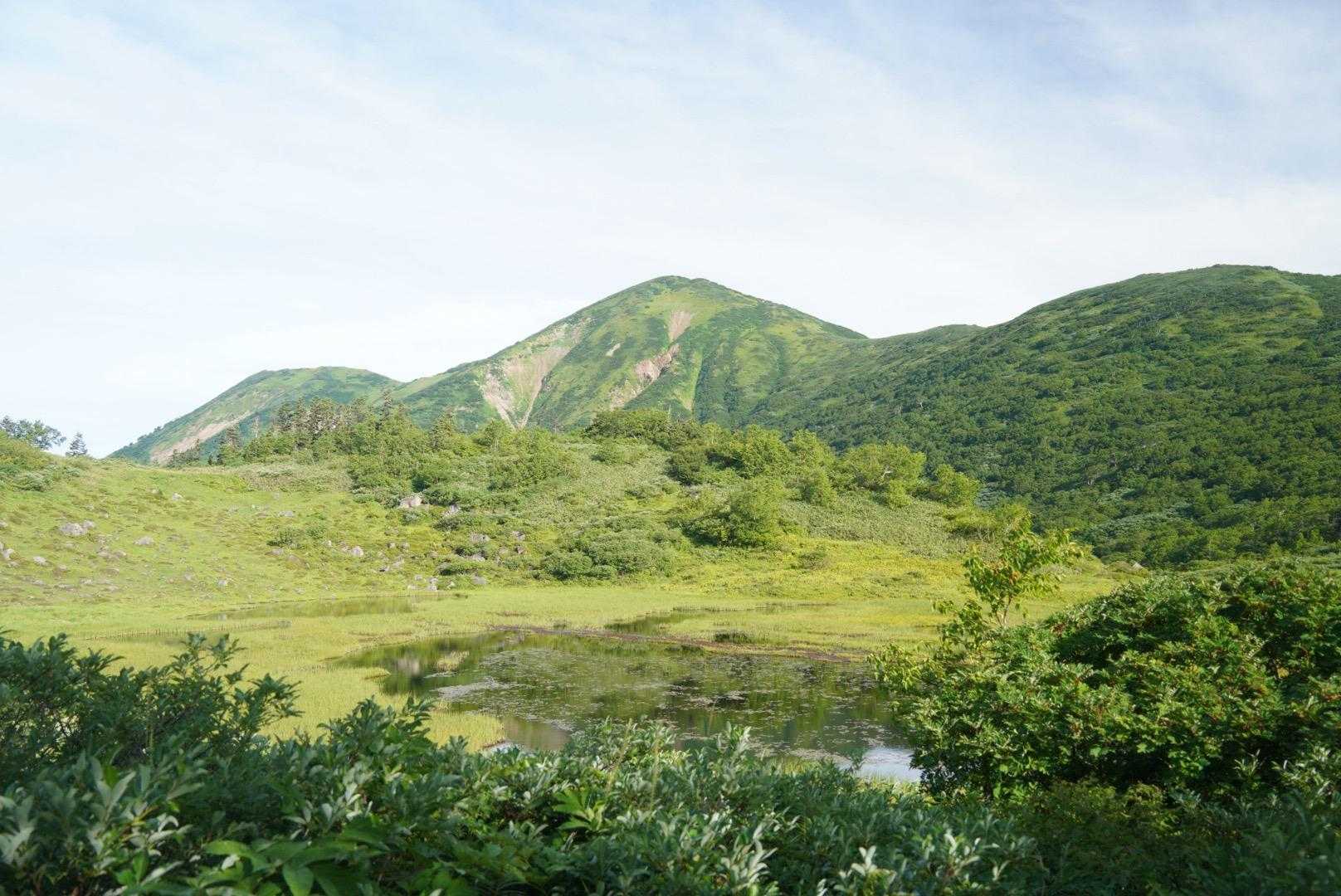 笹ヶ峰登山口-黒沢橋-天狗ノ庭-茶臼山 往復コースの写真
