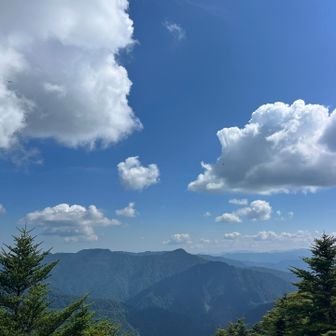 下山中の一枚