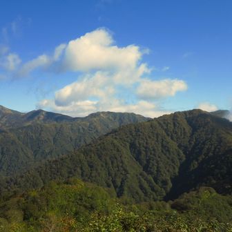 右端には疣岩山のピークか