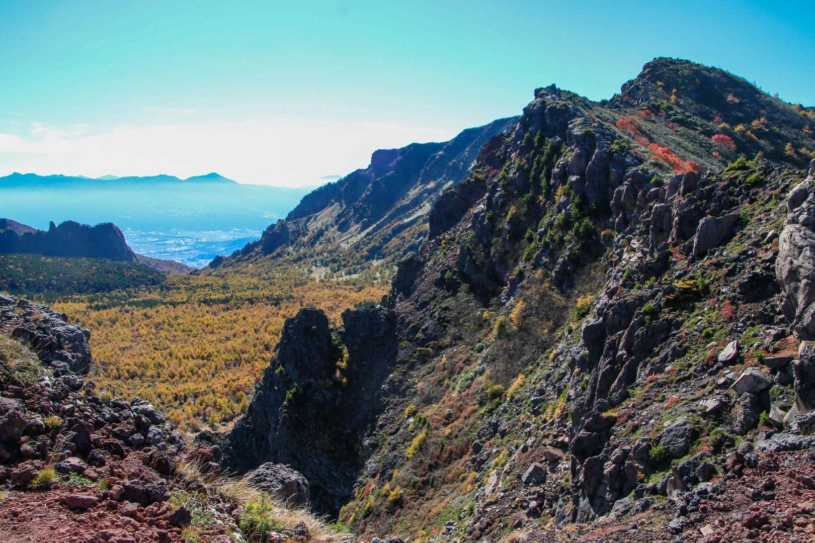 車坂峠-車坂山-黒斑山-蛇骨岳-鋸岳-Jバンド 周回コースの写真