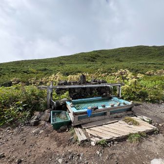 8合目　避難小屋付近の水場
冷たくておいしかった👍
枯れることはなさそう