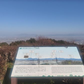 筑後川方面を臨む。やや霞んでる