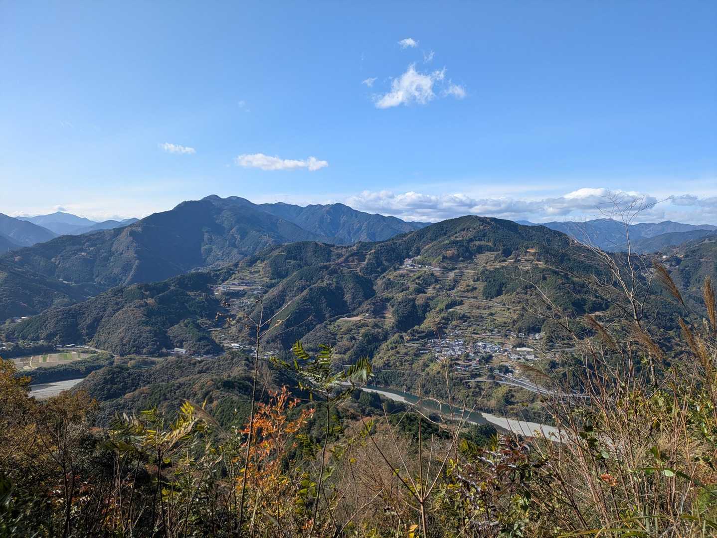 原バス停-行司ヶ岳-亀ヶ森-集落活動センターバス停 周回コースの写真