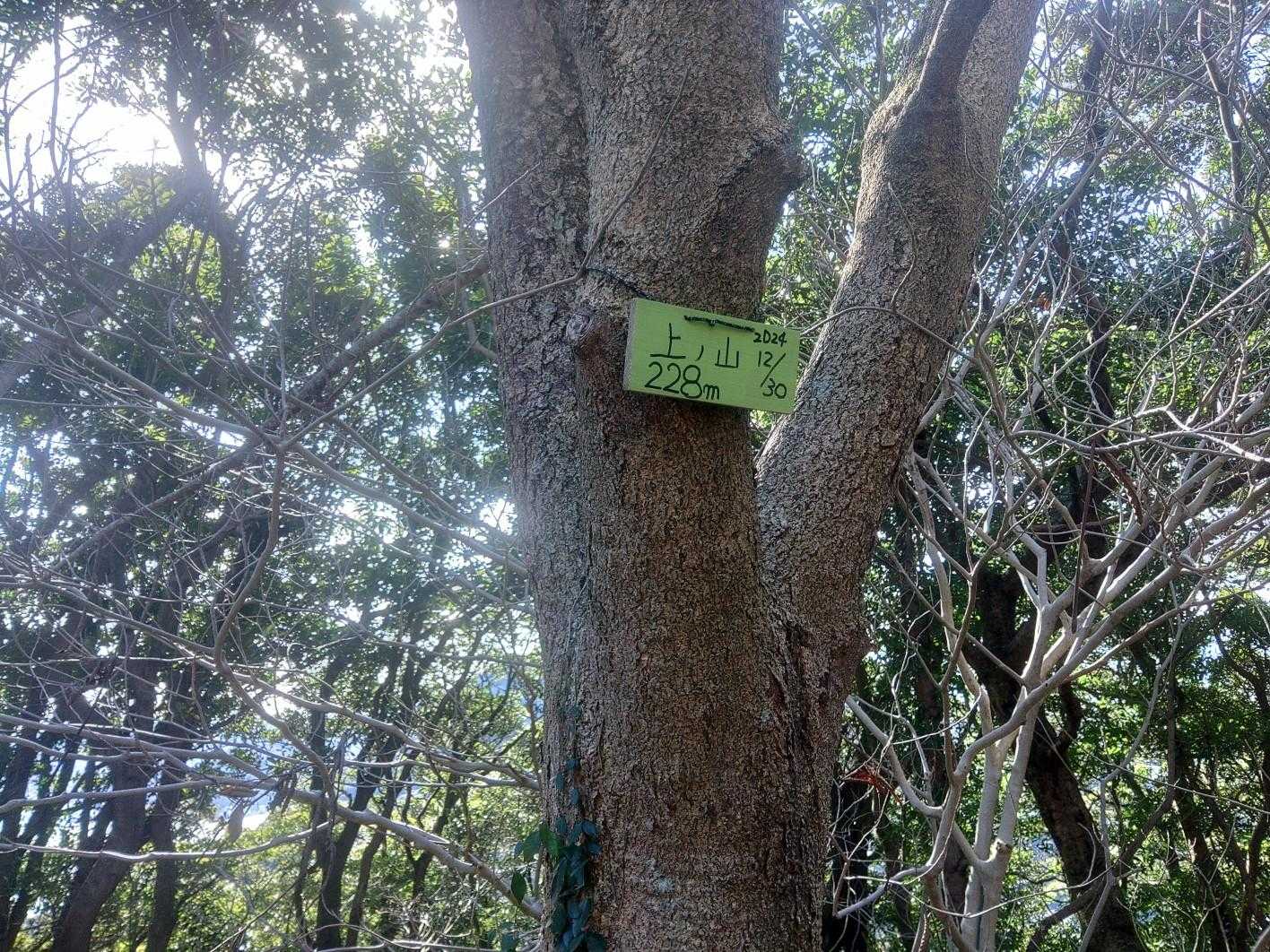 山頂 標識 見つけました👍
