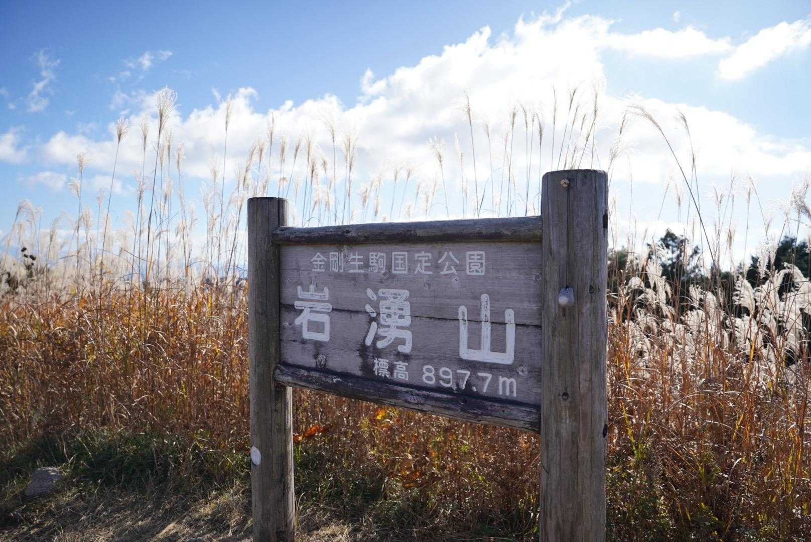滝畑ダムバス停-滝畑登山口-岩湧山-紀見峠駅 縦走コースの写真