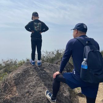 七つ石山山頂から絶景を見納め👀