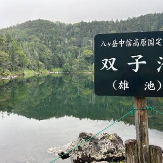 双子池
この場所はザックは置いて入って下さいと看板がありました