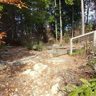 岳山（P.510）へ