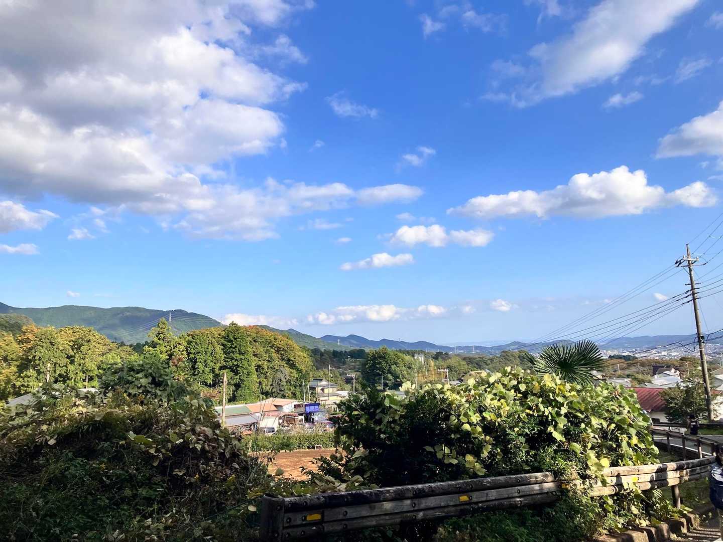 下山してきたらこんなに晴れていた☀️