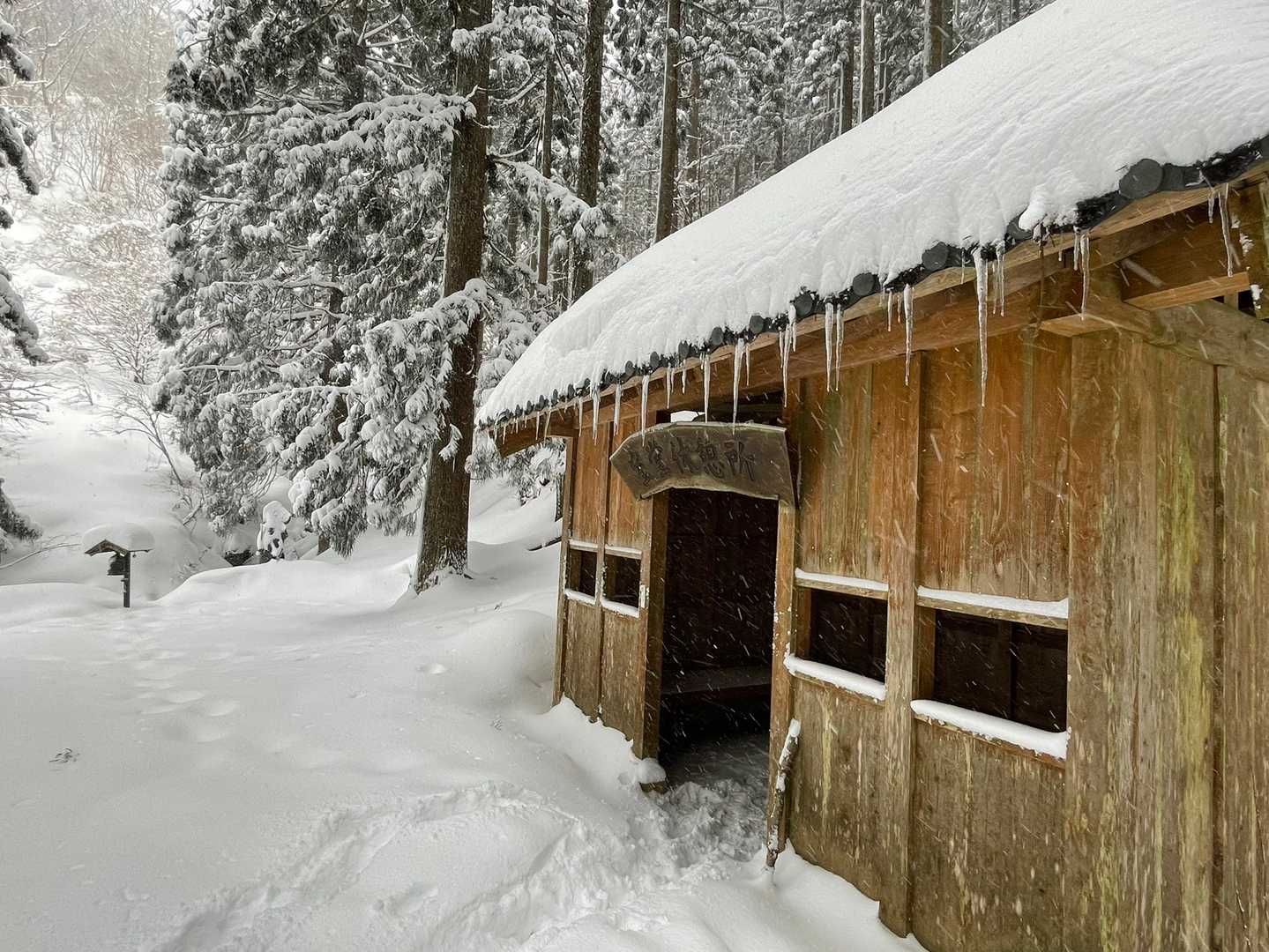 休憩所は寒そうだしNO休憩で山頂目指す