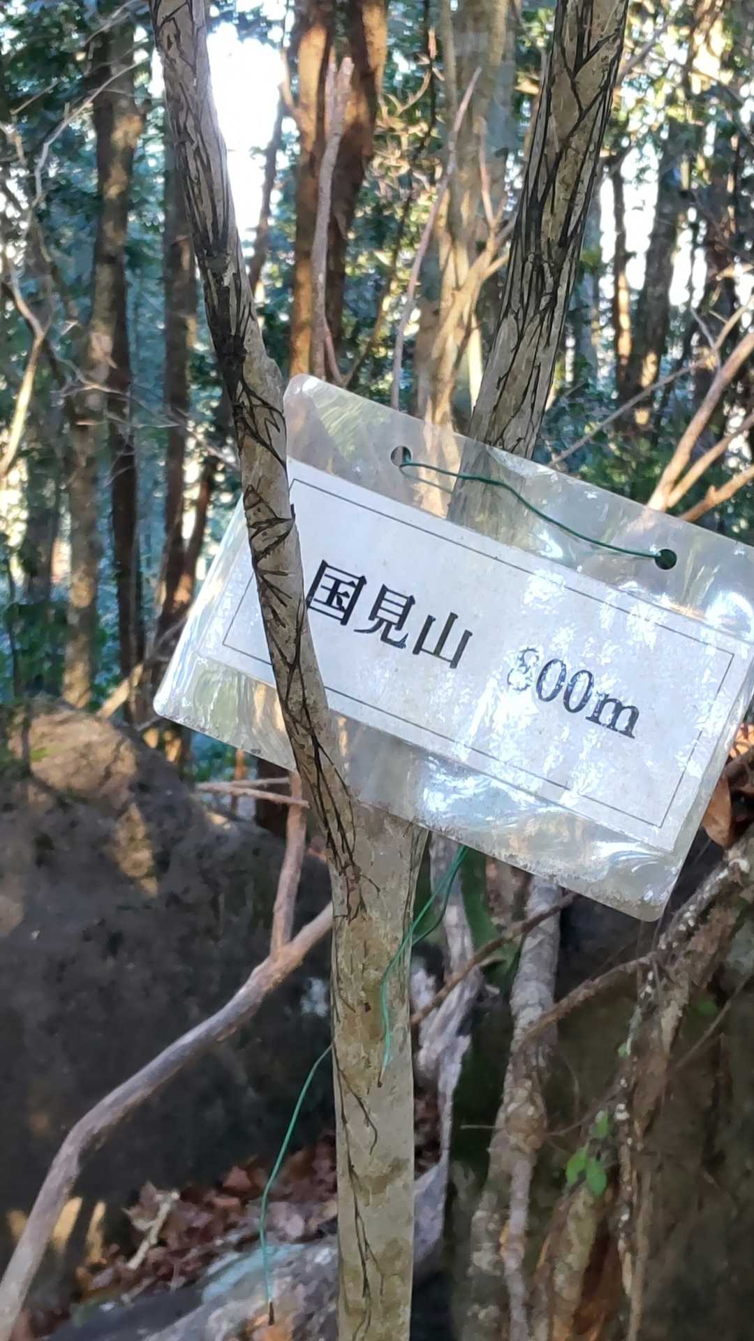国見山
標識