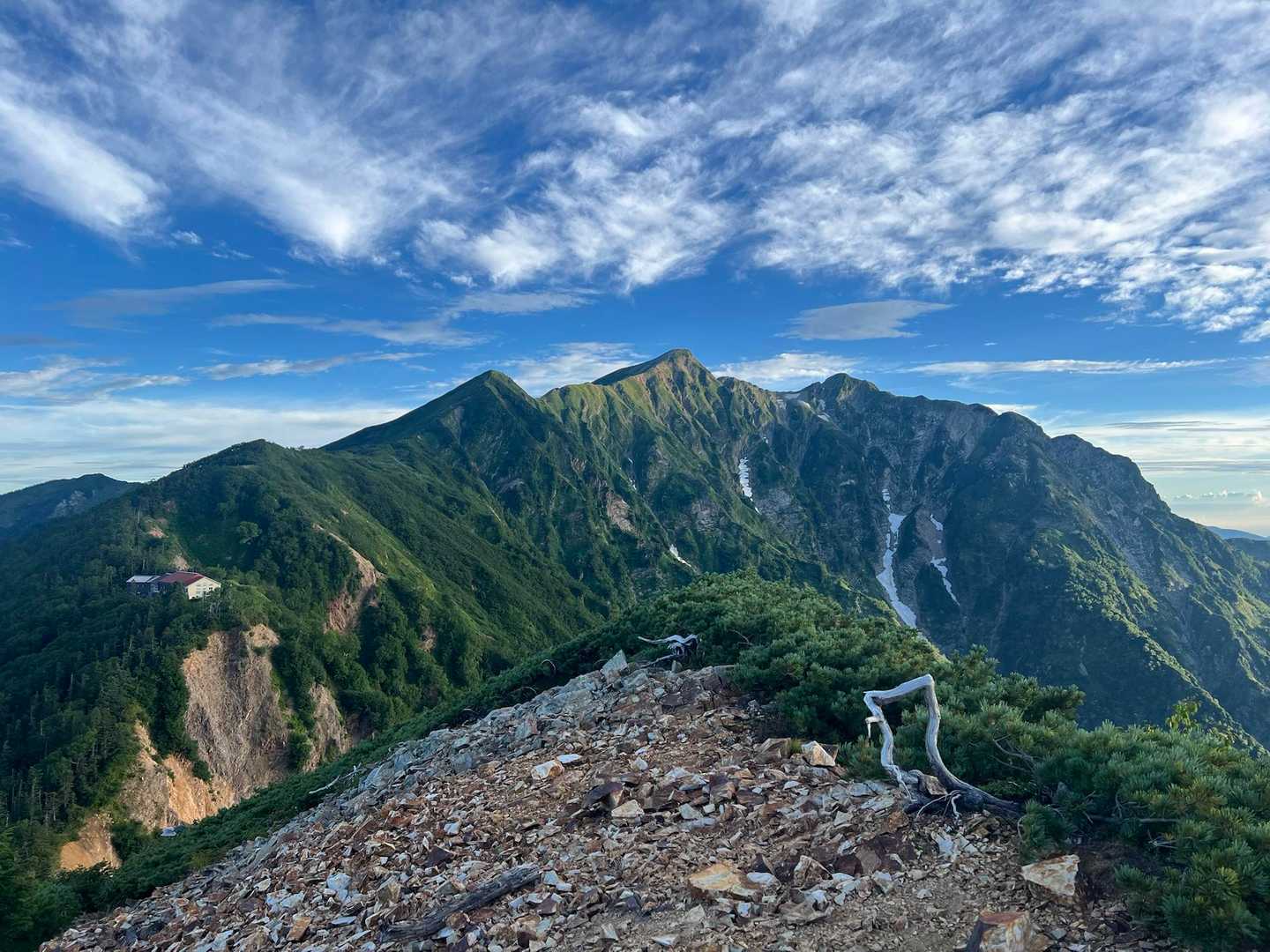 柏原新道登山口-爺ヶ岳-爺ヶ岳-布引山 往復コースの写真