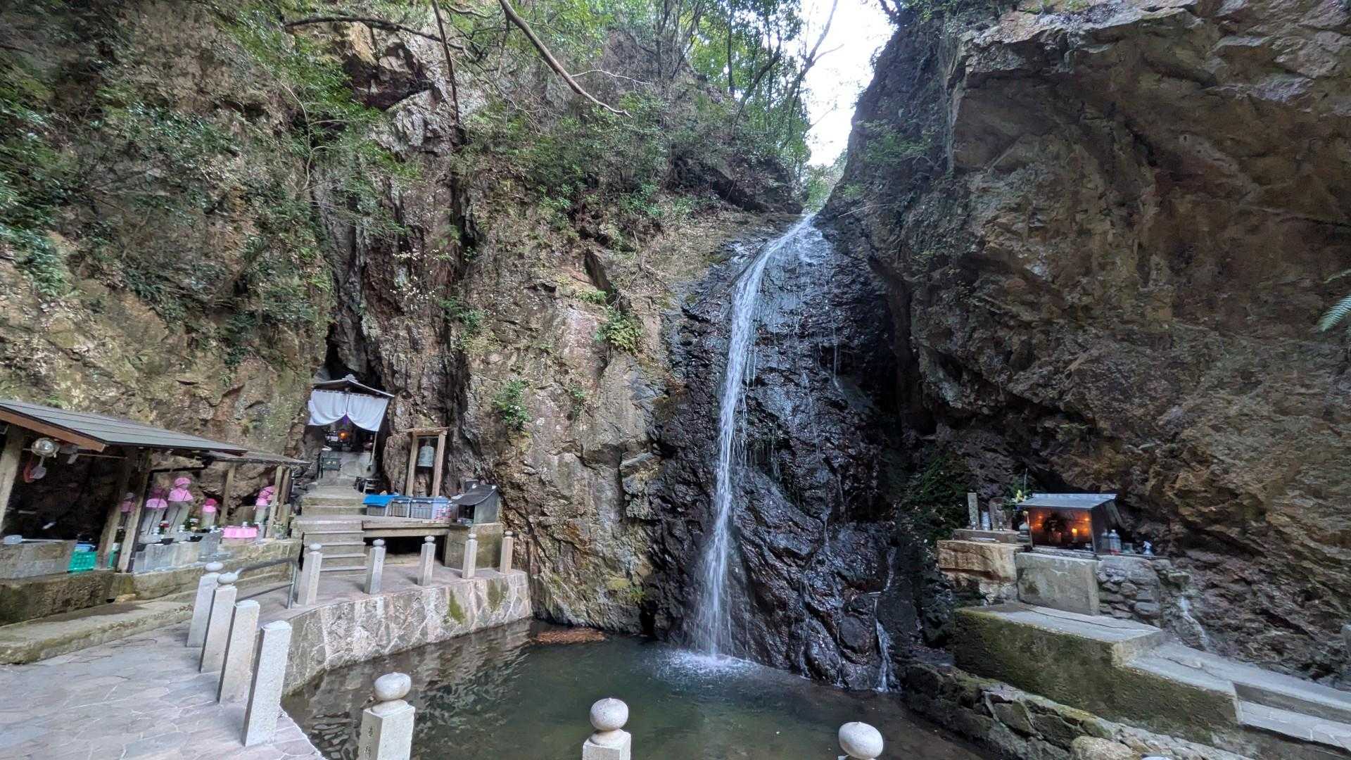 空気が変わった
立派な滝ですね